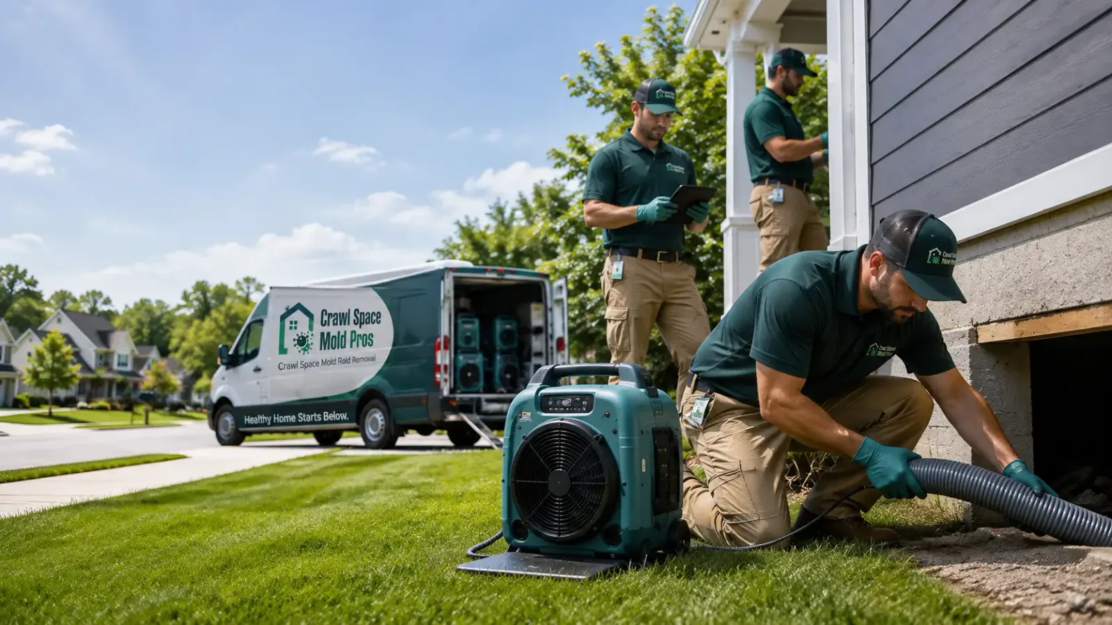 Crawl Space Mold Removal in Wallace, MI
